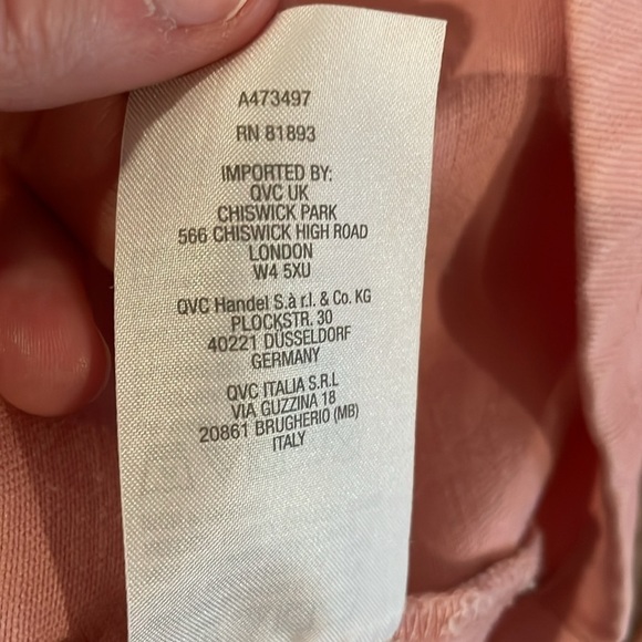 Issac Mizrahi Live! Pink Denim Jacket Large - Picture 11 of 11